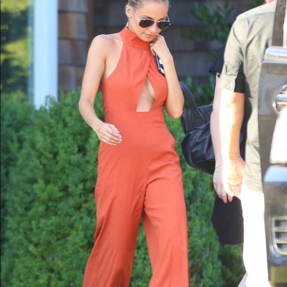 Burnt orange jumpsuit